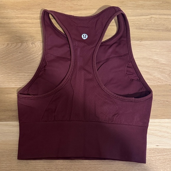 lululemon athletica Other - lululemon athletica Dark Red Sports Bra